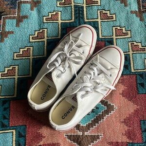 Converse all star white low tops